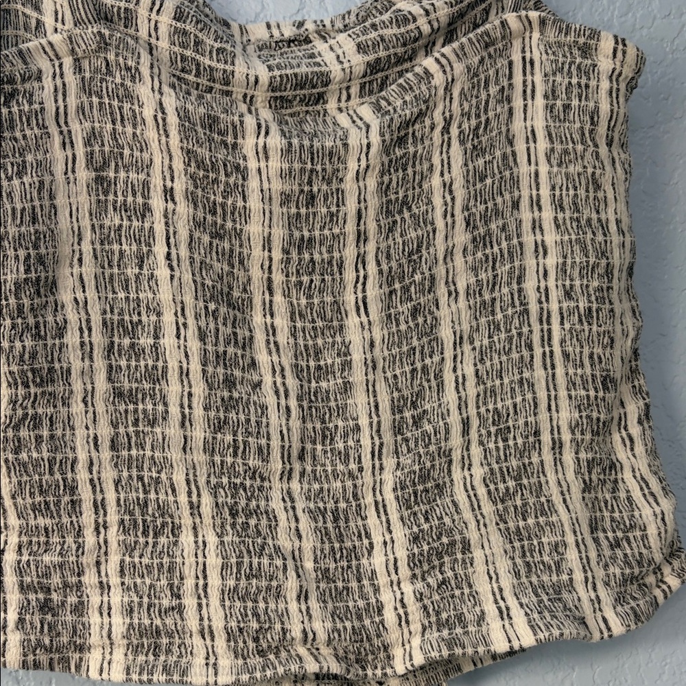 Guess Monochrome Striped Spaghetti Strap front tie top Size S - Picture 8 of 8